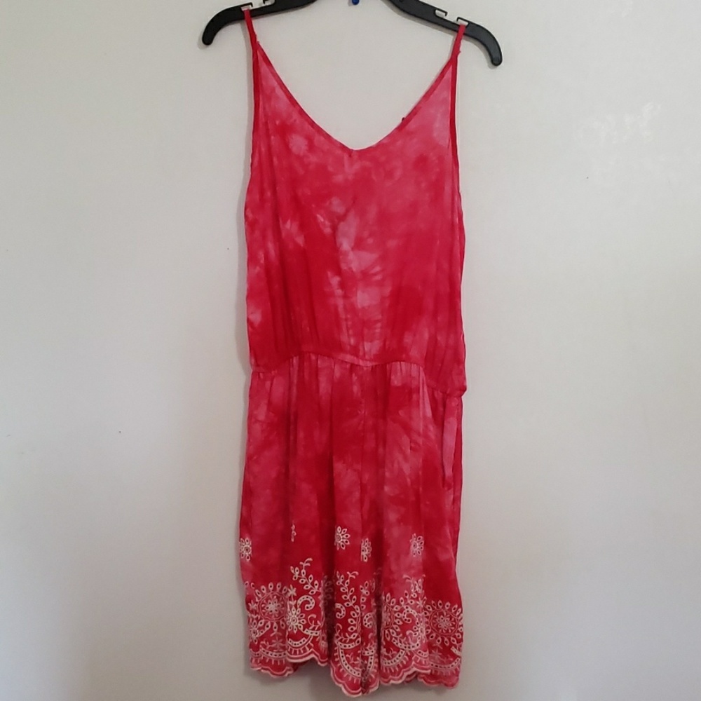 Justify junior tie dye romper size L
